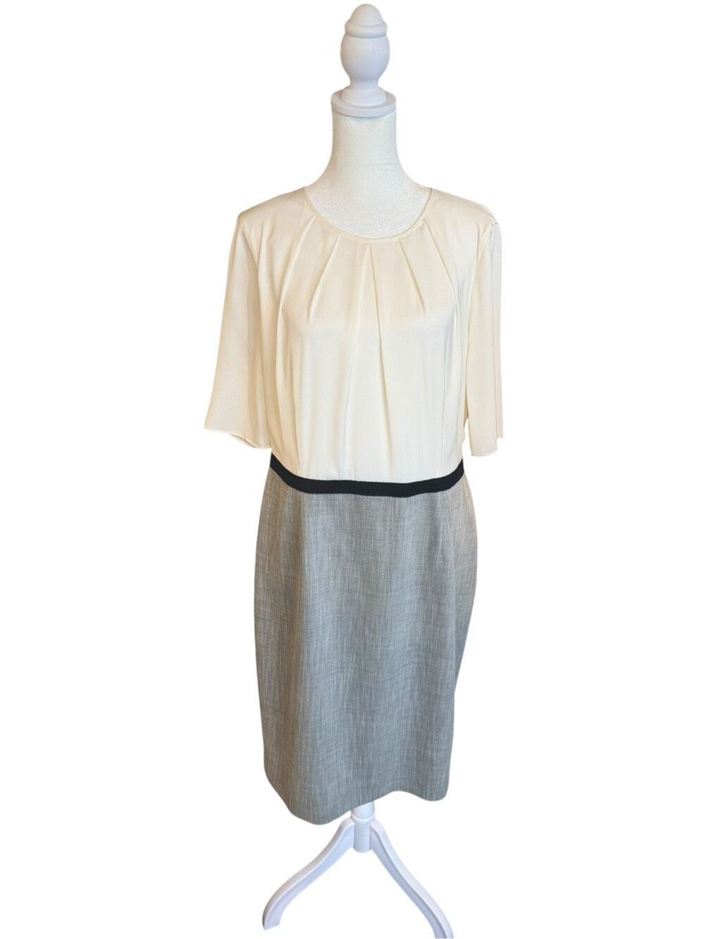 Hobbs London color block professional work career office dress size 10 new witho